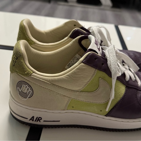 Nike Air Force 1 Low Premium Bobbito Aubergine [USED] - 9.5 M (Used) (No Box) - Picture 2 of 11